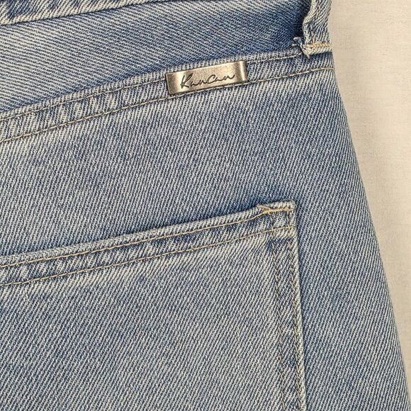 KanCan High Rise Distressed Mom Jeans 13/30 Button Fly - Picture 5 of 12